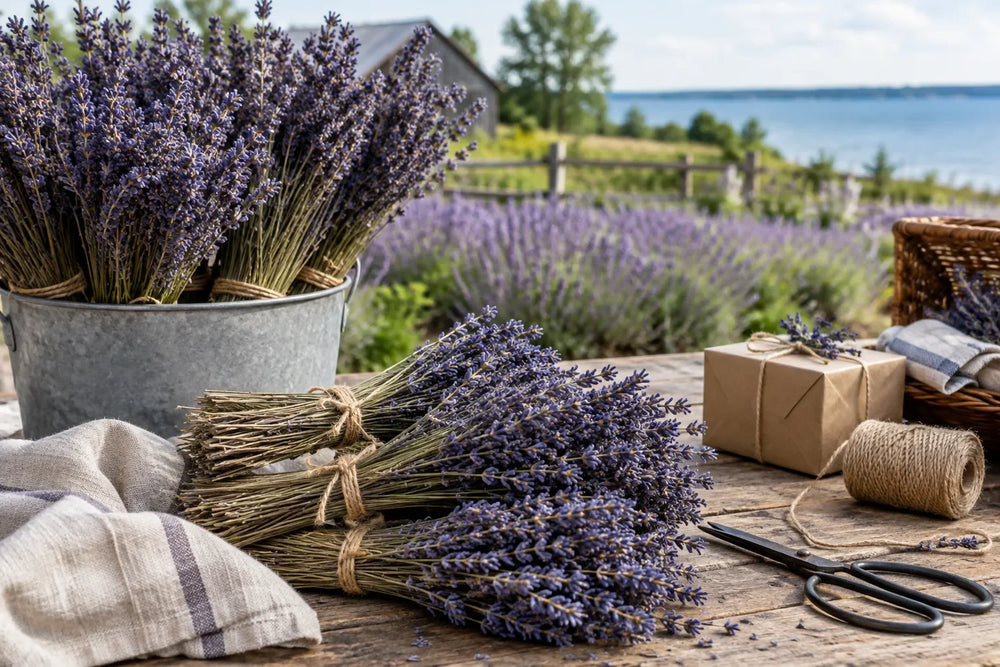 Lavender Gifts to Make Before the Holidays with Great Lakes Lavender Farm