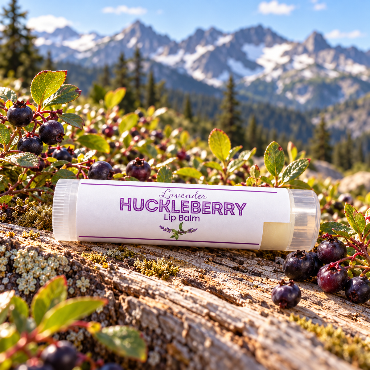 Lavender Huckleberry Lip Balm