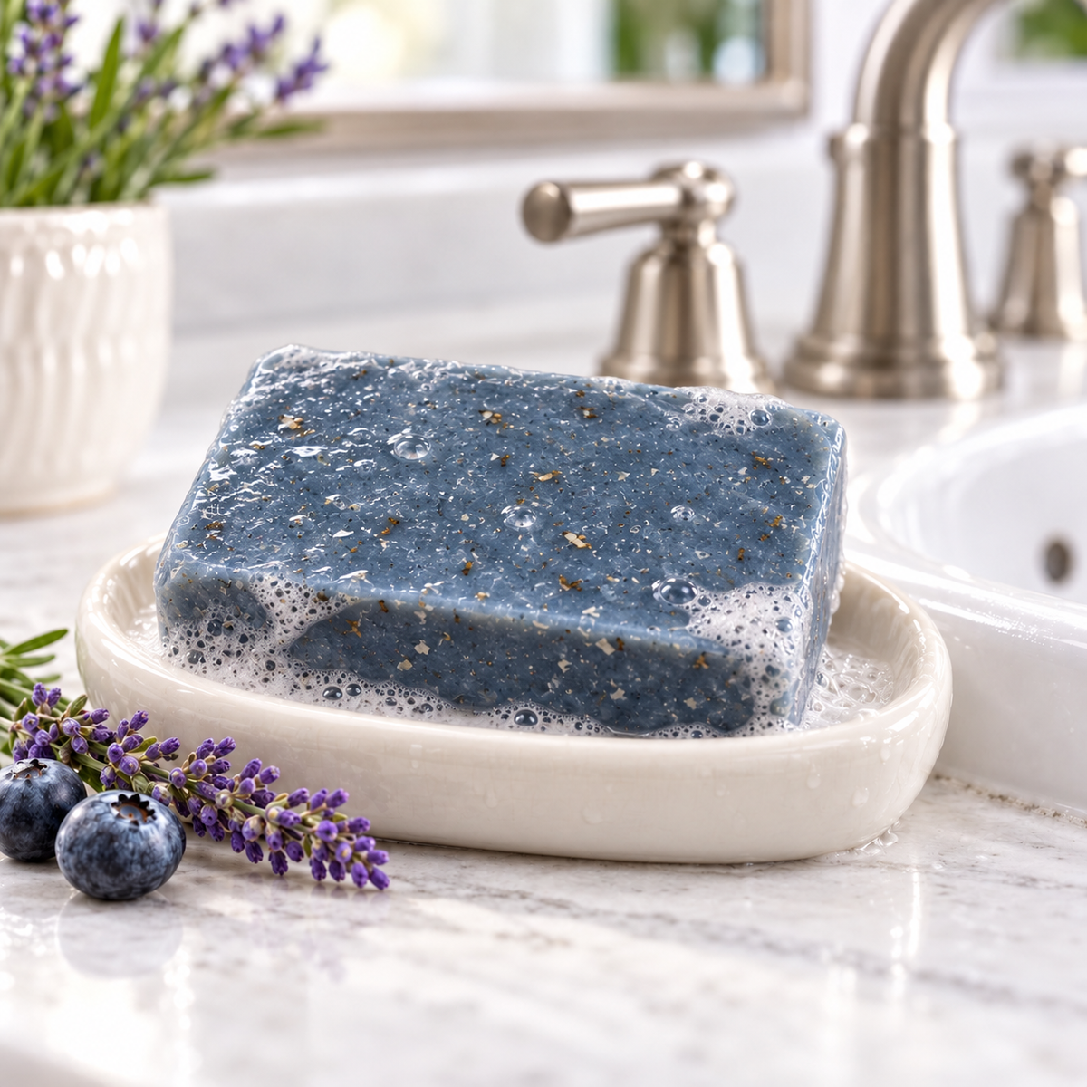 Lavender Blueberry Bar Soap