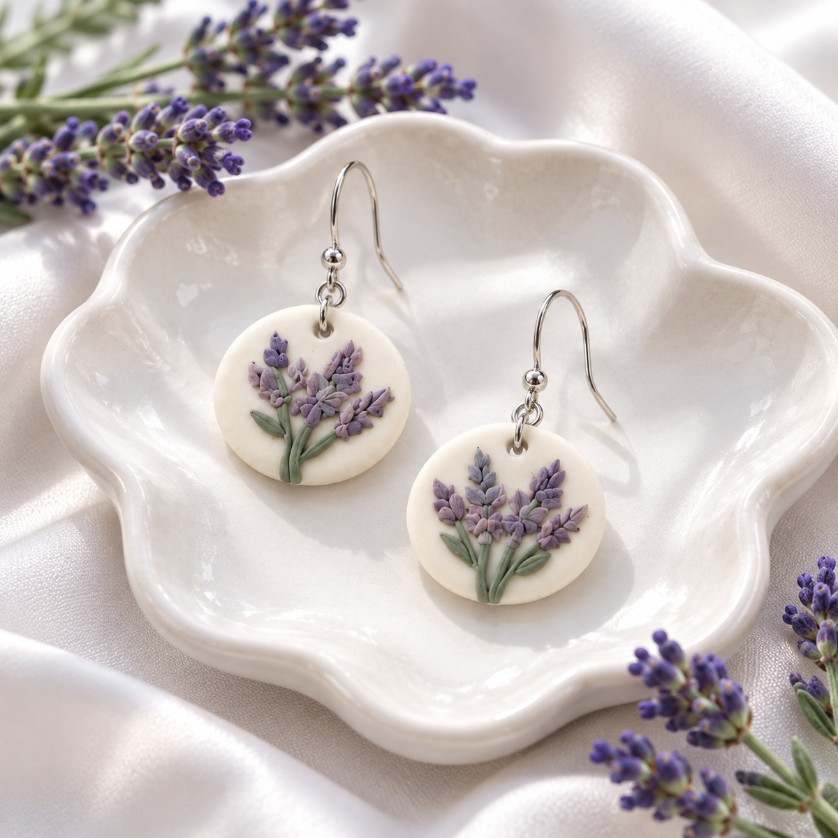 Lavender Earrings
