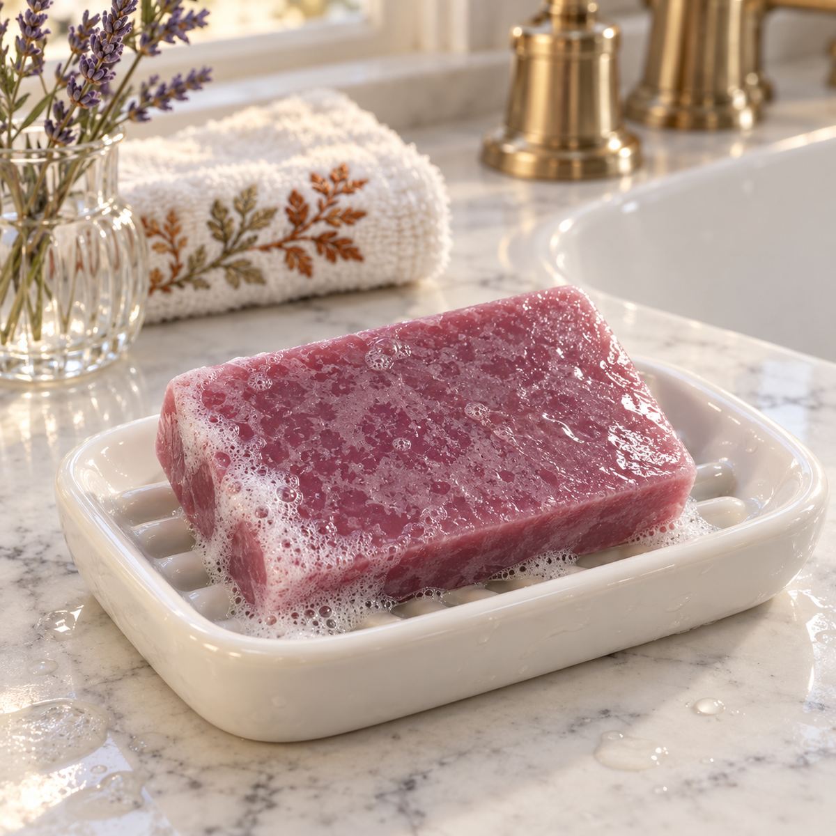 Lavender Spiced Apple Bar Soap