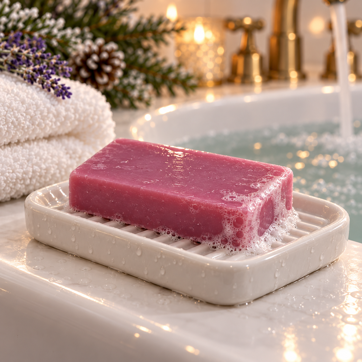 Lavender Winter Wonderland Bar Soap - 5 oz