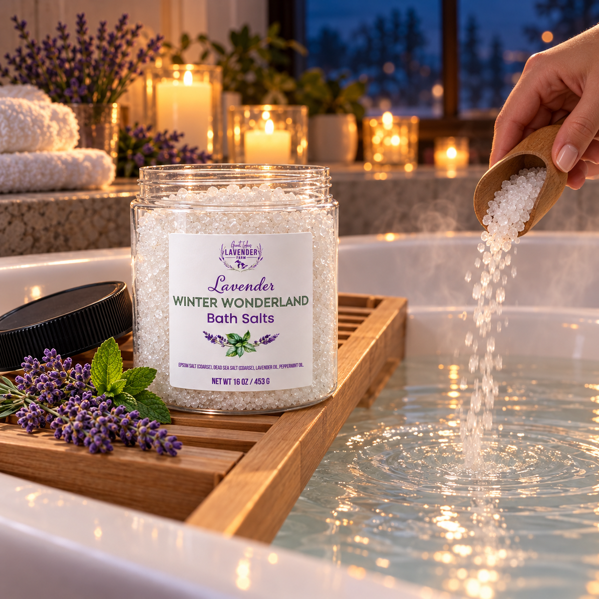Lavender Winter Wonderland Bath Salts