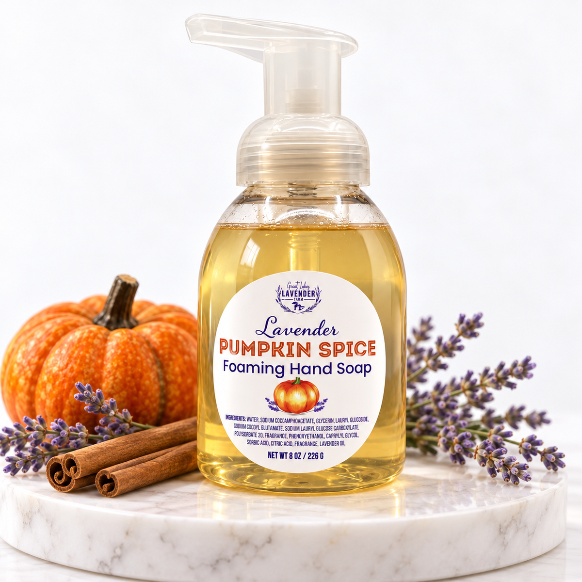 Lavender Pumpkin Spice Foaming Hand Soap