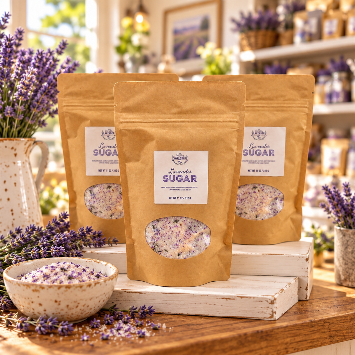 Lavender Sugar