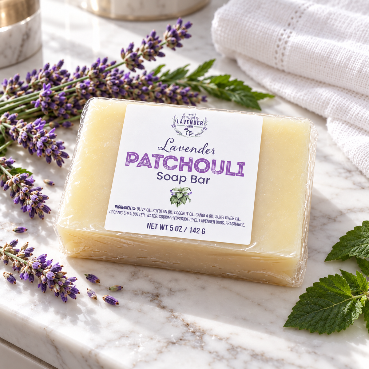 Lavender Patchouli Bar Soap