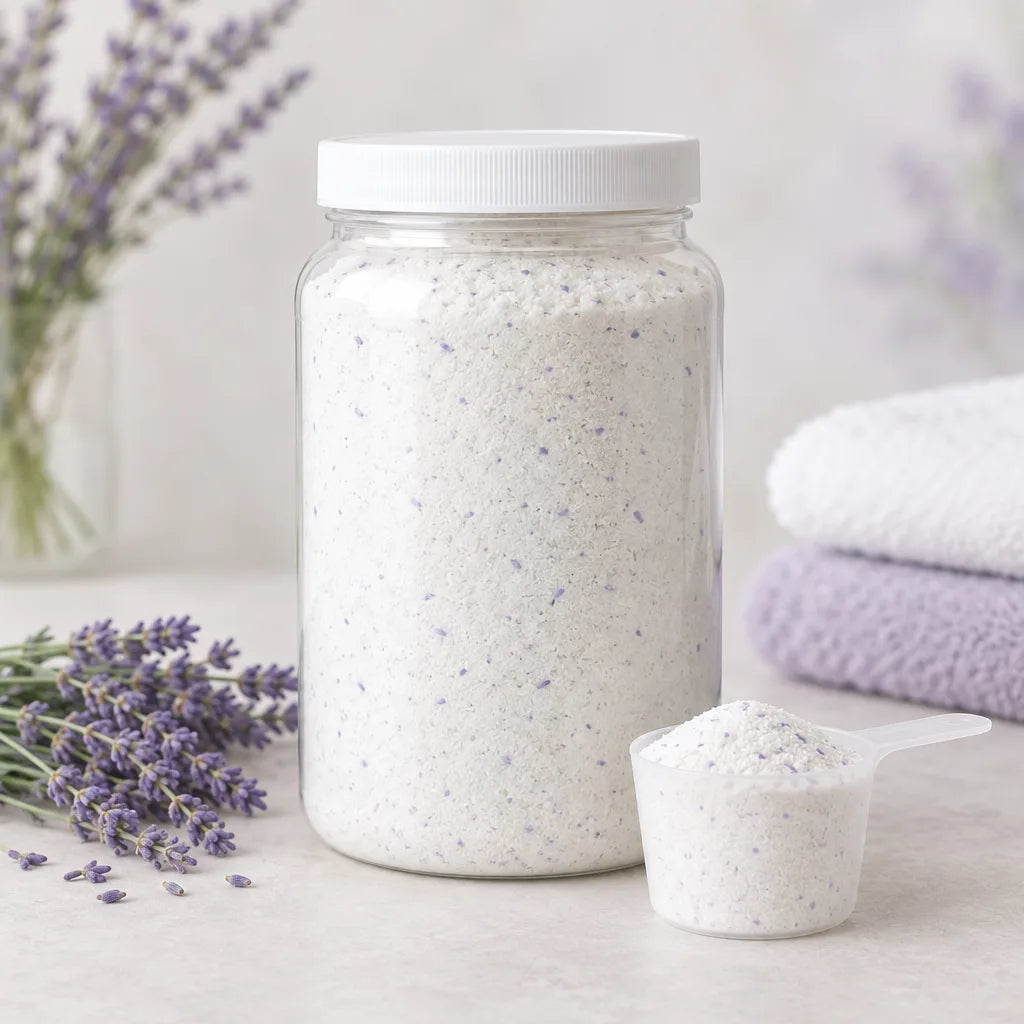 Illustration of Lavender Fields Laundry Detergent Powder