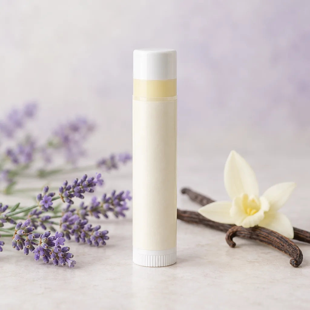 Illustration of Lavender Vanilla Lip Balm