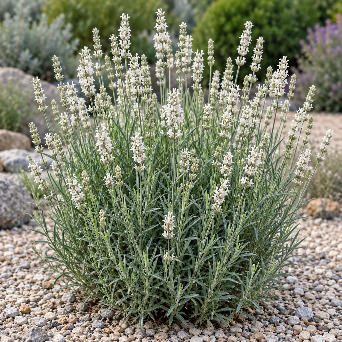 Vintro White Lavender: Slim White Spikes for a Moon Garden