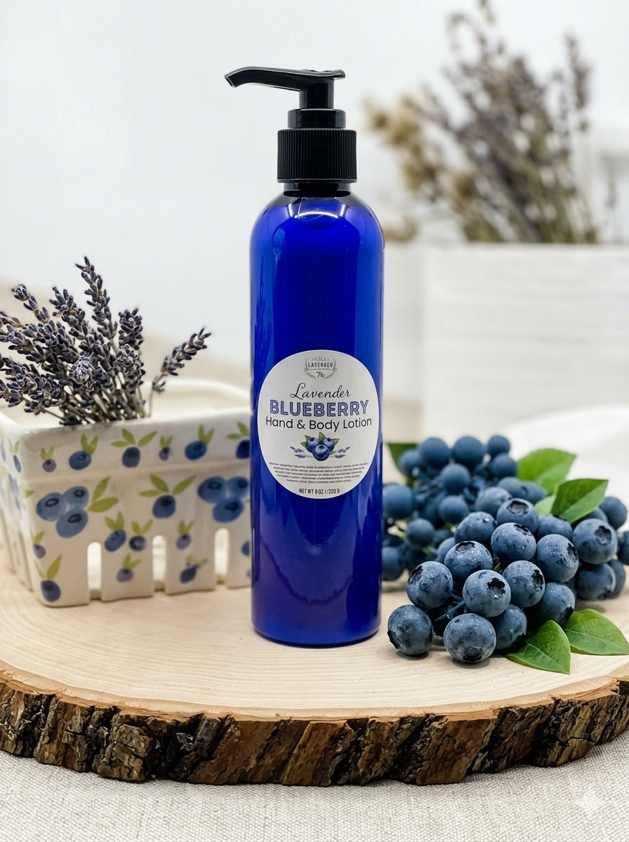 Lavender Blueberry Hand & Body Lotion: Summer Berries All Year