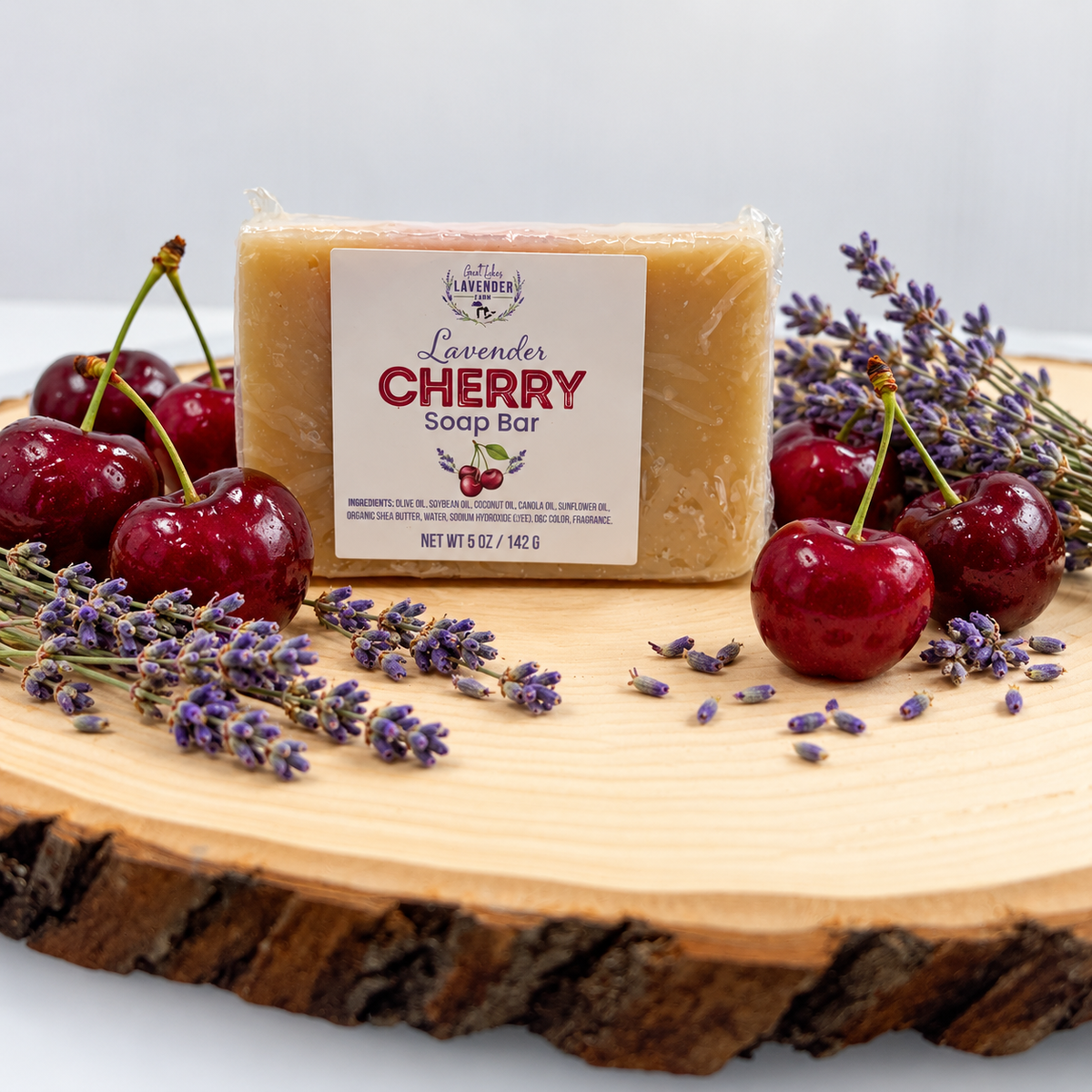 Lavender Cherry Bar Soap: A Bright Taste of Michigan at the Sink