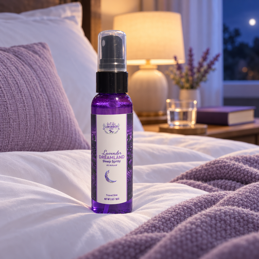 Lavender Dreamland Sleep Spray: A Soft Mist for Pillows and Linens