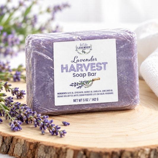 Lavender Harvest Bar Soap: Autumn on the Farm in a 5 oz Bar