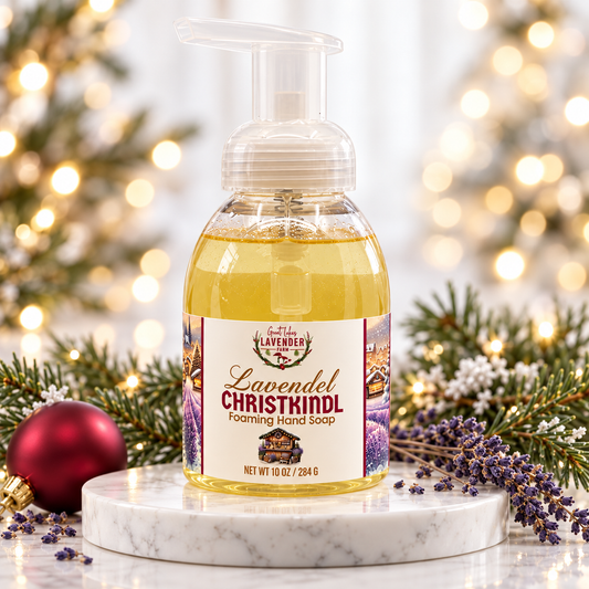 Lavender Christkindl Foaming Hand Soap: Deck the Bathroom Sink