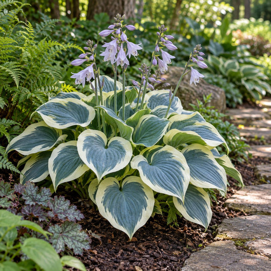 Autumn Frost Hosta: A Neat Blue-and-Cream Edger for Shade