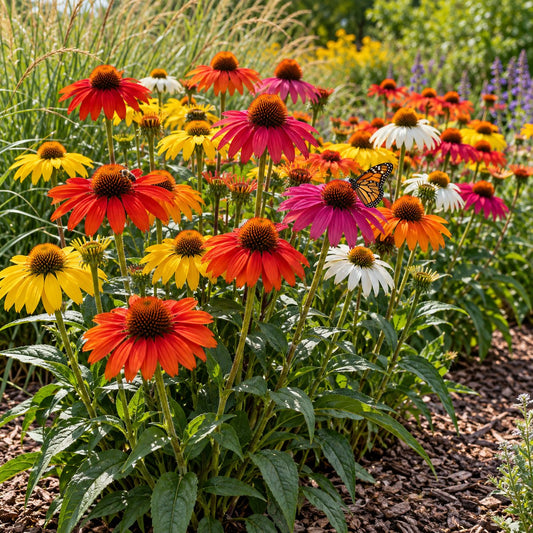 Cheyenne Spirit Coneflower: A Warm Rainbow to Follow Lavender