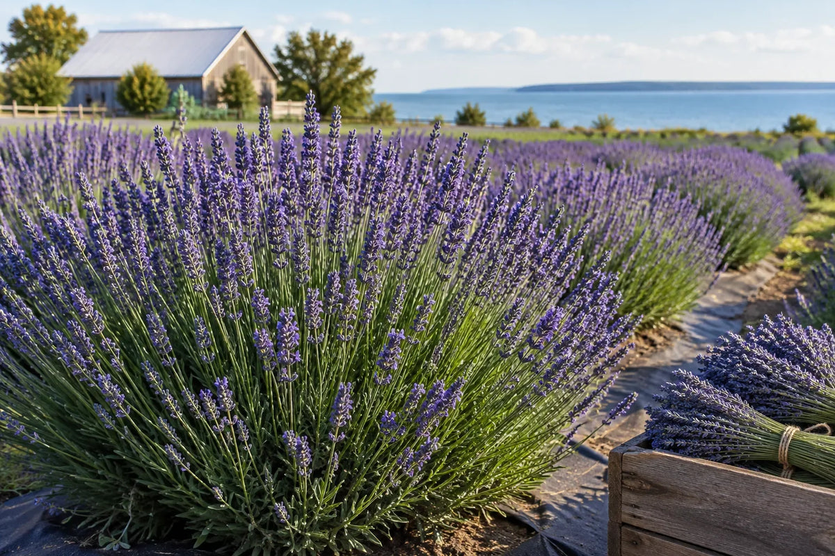 Grosso Lavender: Growing the Classic Lavandin for Bundles & Oil at Great Lakes Lavender Farm