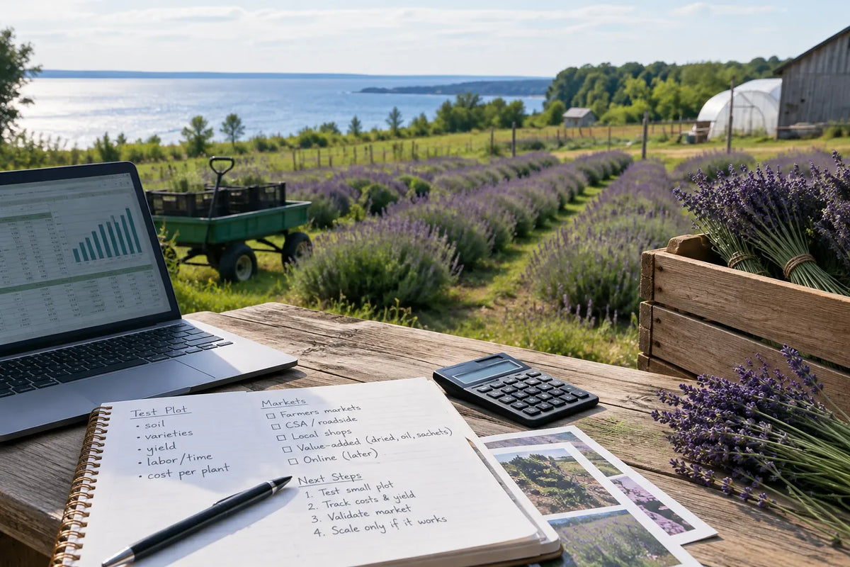 How to Start a Lavender Farm: A Great Lakes Business Guide at Great Lakes Lavender Farm