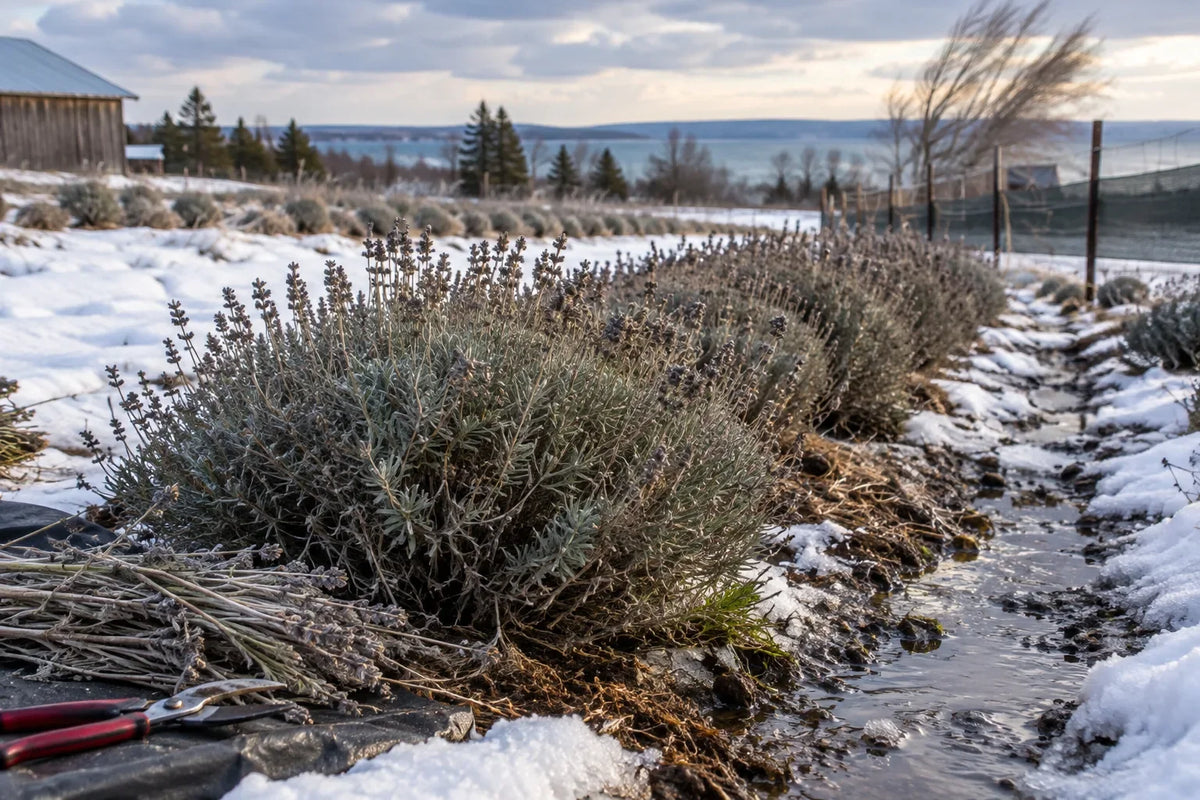 How to Winterize Lavender in Cold Climates (Zones 4–7) at Great Lakes Lavender Farm