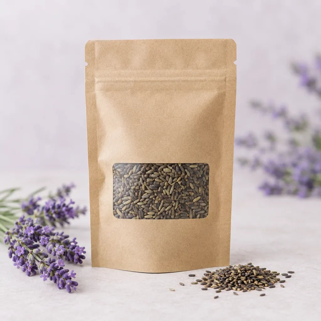 Imperial Gem Lavender Seeds: Silver Leaves and Deep Purple from Seed