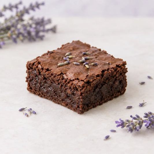 Lavender Brownie: Fudgy Chocolate with a Whisper of Lavender