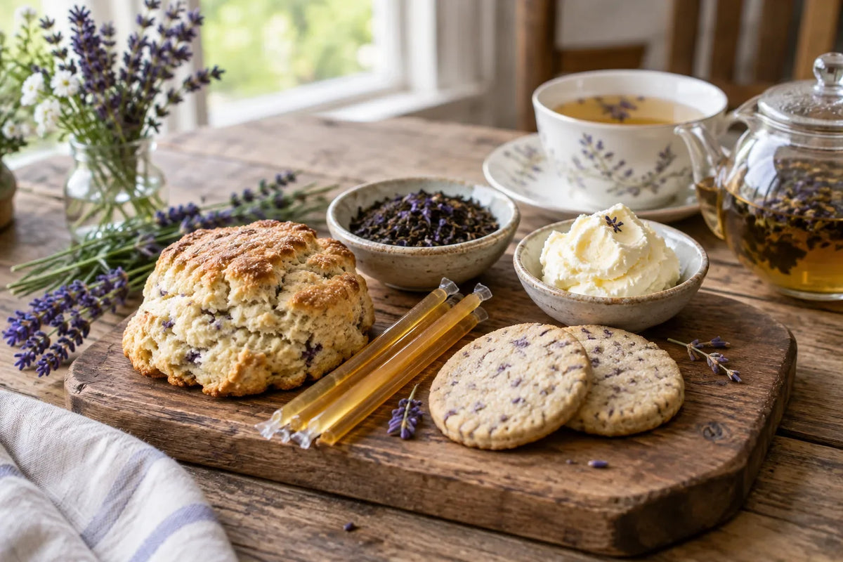 Farm Stand Afternoon Tea Board: the finished dish (AI-generated food photo)