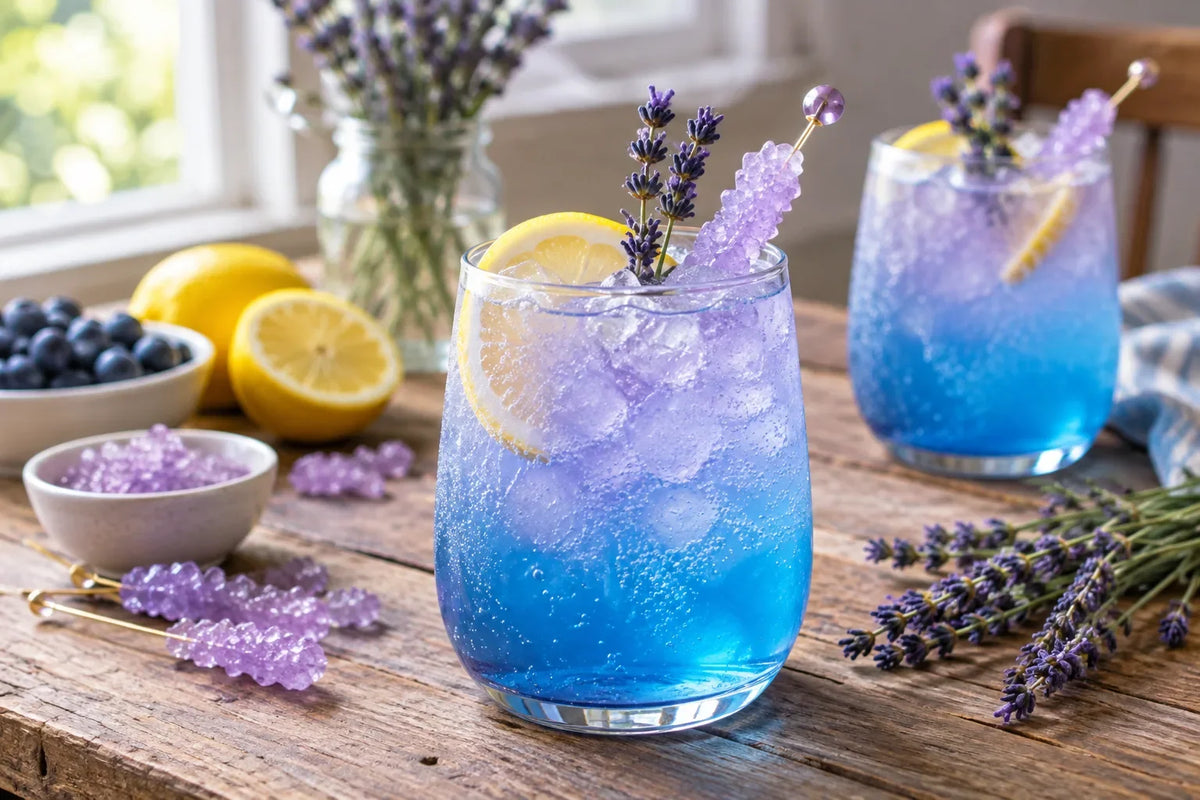 Great Lakes Blue Lagoon Mocktail: the finished dish (AI-generated food photo)