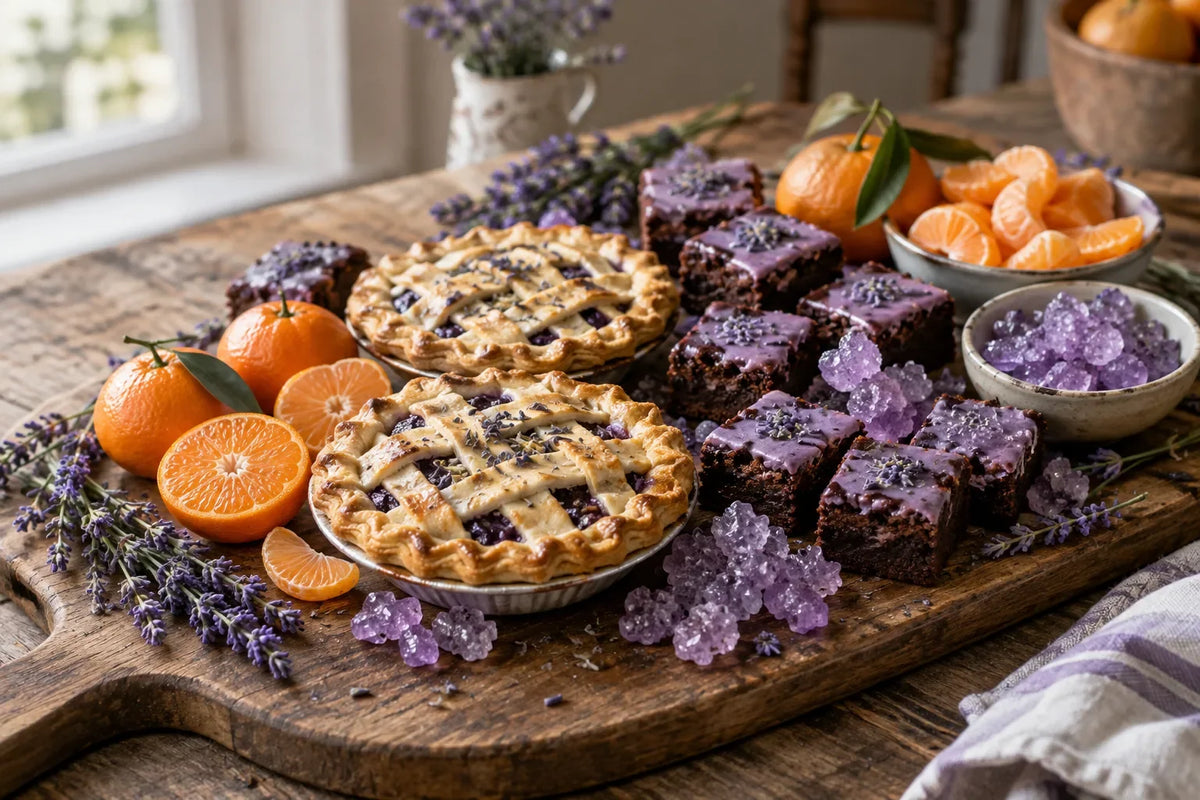 Halloween Party Pie and Brownie Board: the finished dish (AI-generated food photo)
