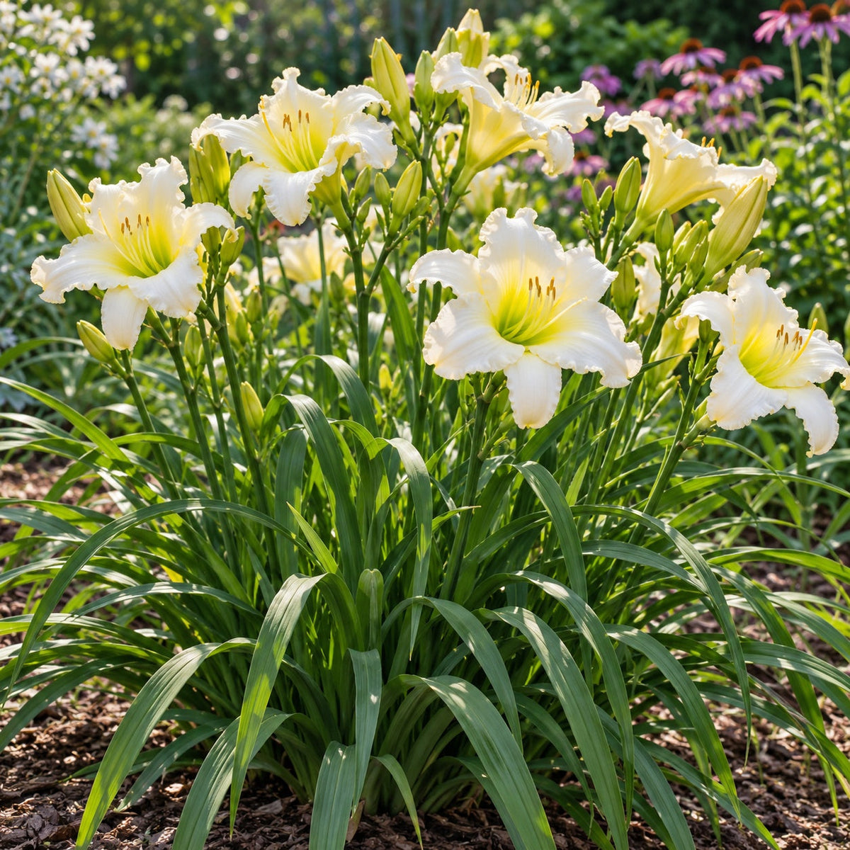 Sunday Gloves Daylily: Fragrant Near-White Blooms for Evening
