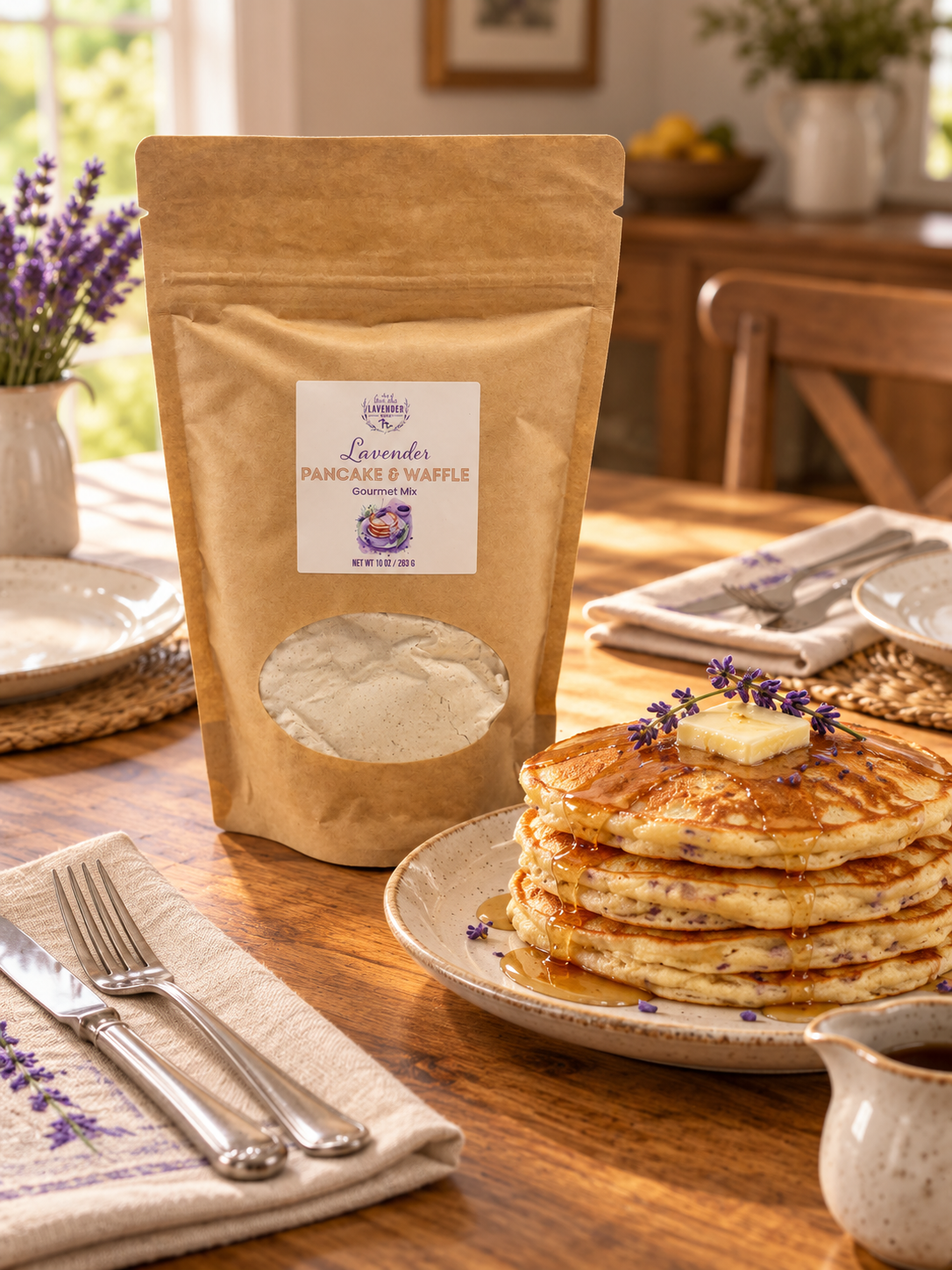 Lavender Classic Pancake & Waffle Mix