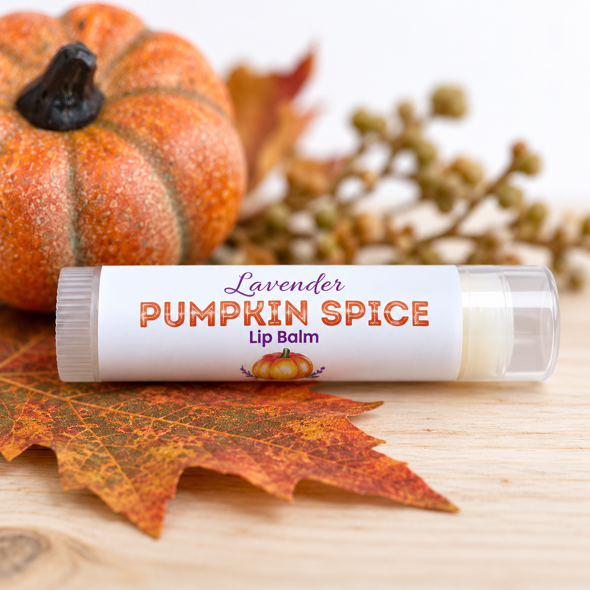 Lavender Pumpkin Spice Lip Balm