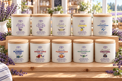 Lavender Ceramic Candle – All Scents