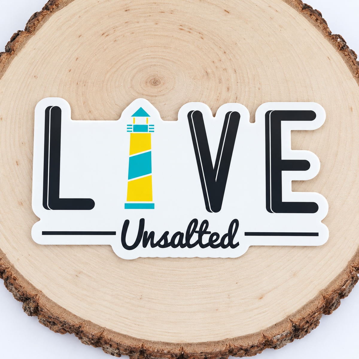 LIVE Unsalted Sticker