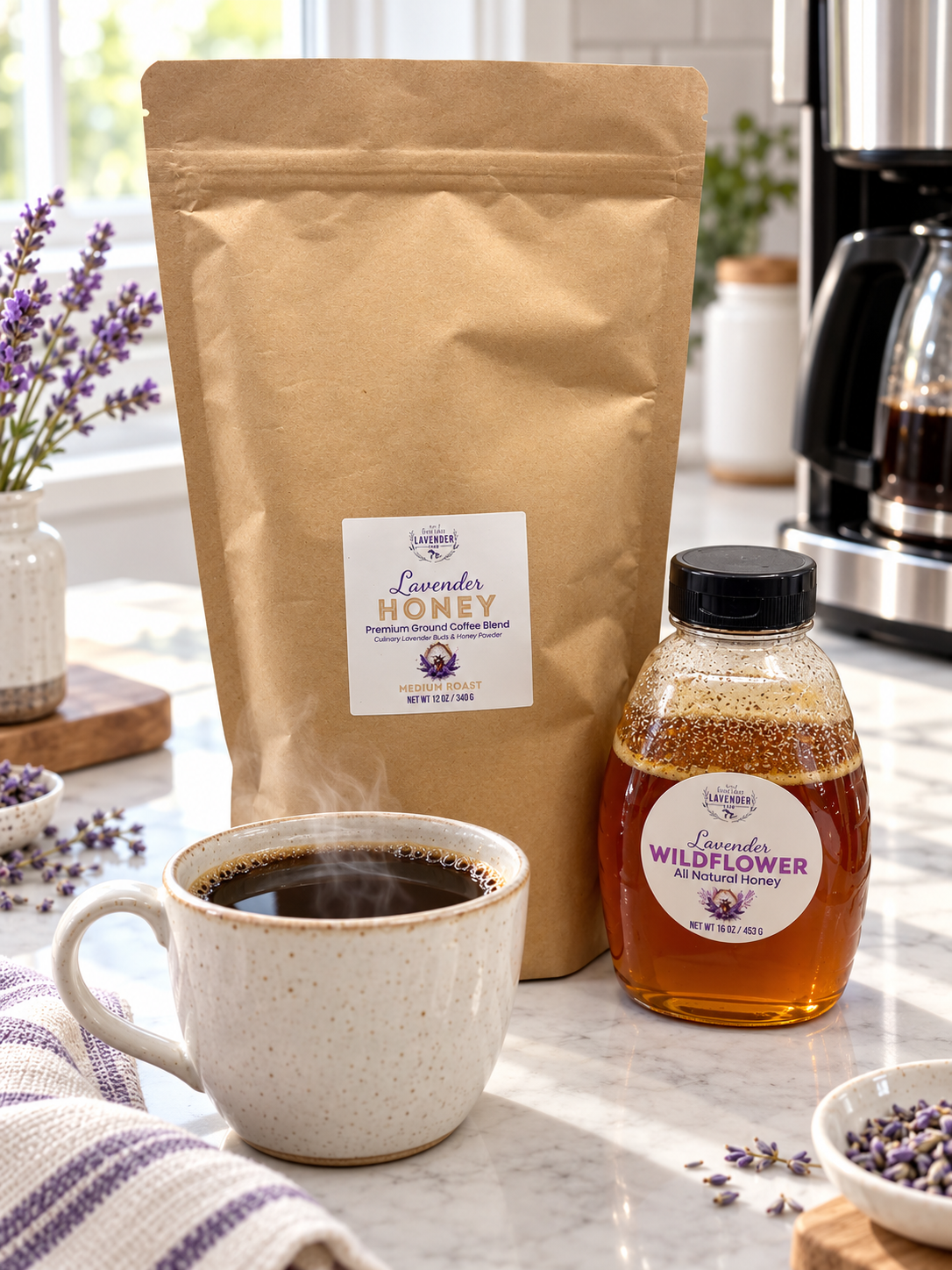 Lavender Honey Ground Coffee