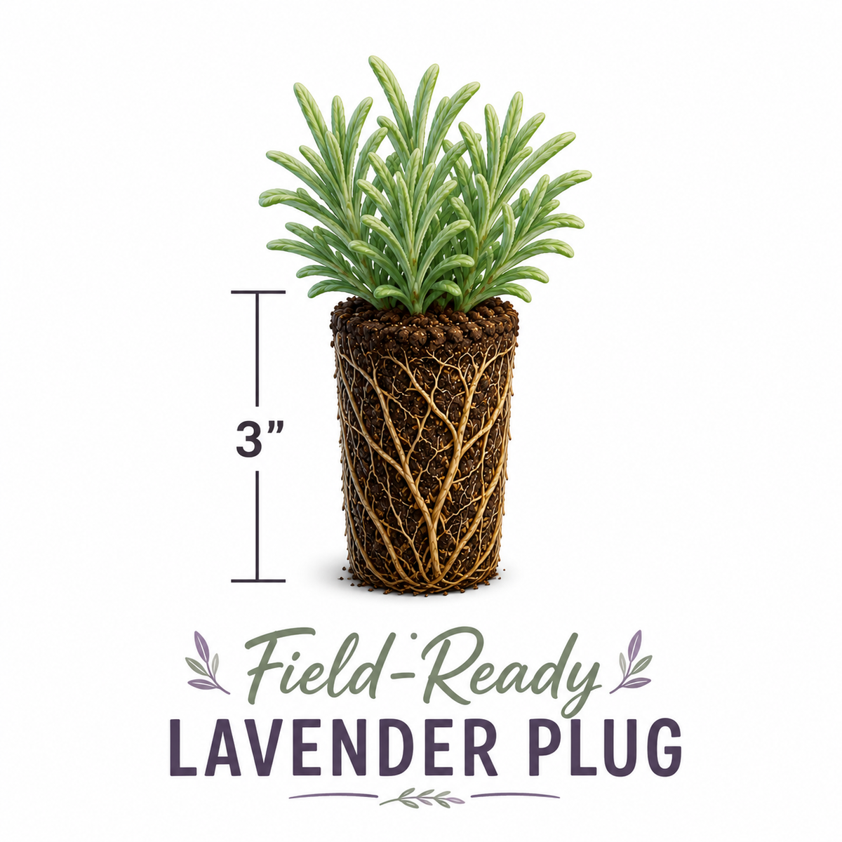Melissa lavender 20-cell plug tray - image 6