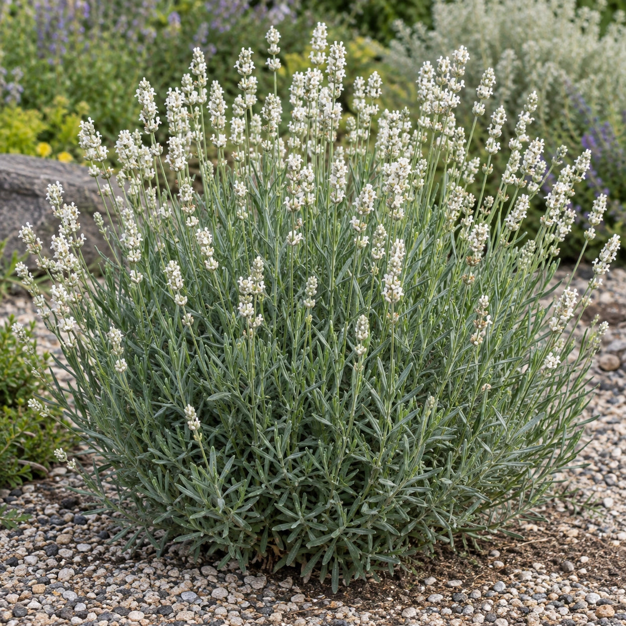 AI-generated illustration of mature Heavenly Angel Lavender in bloom; not the size supplied.