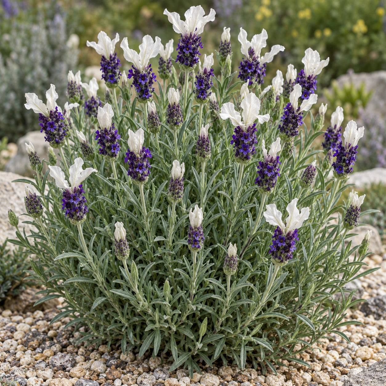 AI-generated illustration of mature Anouk Deluxe 1173 Lavender in bloom; not the size supplied.