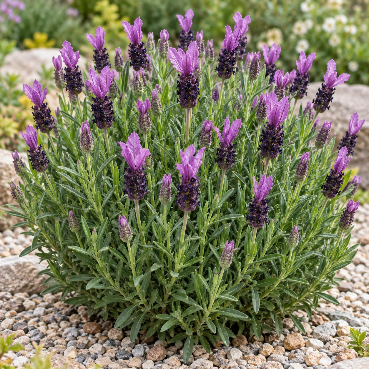 AI-generated illustration of mature LABZ0012 Lavender in bloom; not the size supplied.
