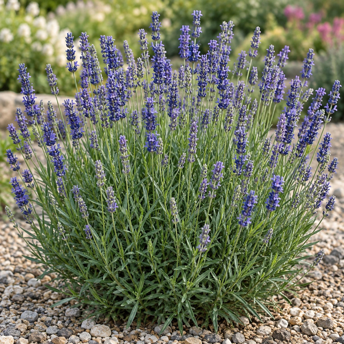 AI-generated illustration of mature Antoine Lavender in bloom; not the size supplied.
