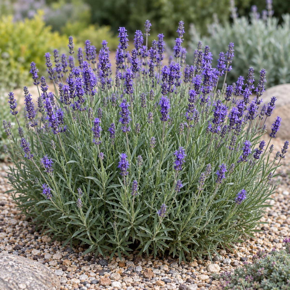AI-generated illustration of mature Helen Batchelder Lavender in bloom; not the size supplied.