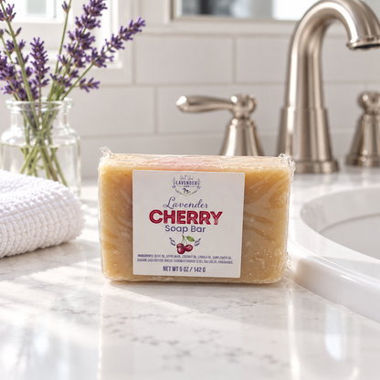 Lavender Cherry Bar Soap
