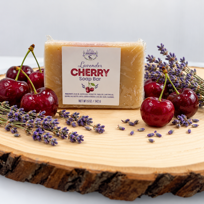 Lavender Cherry Bar Soap