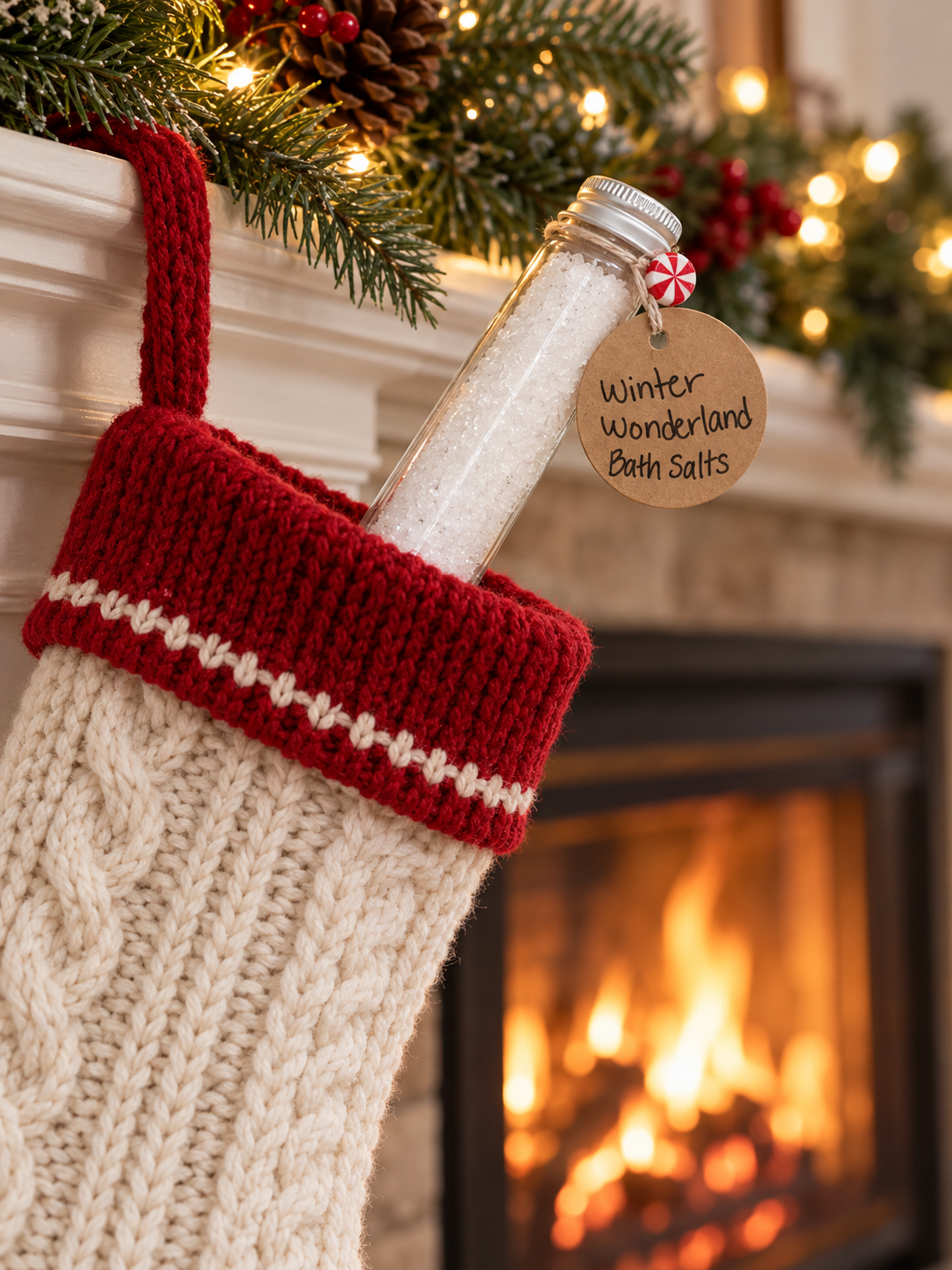 Lavender Winter Wonderland Bath Salts Tube