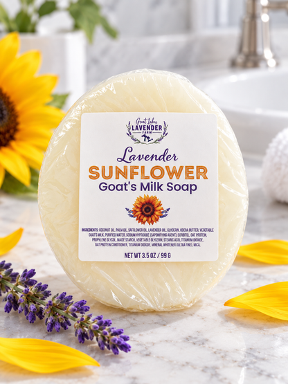 Lavender Sunflower Bar Soap