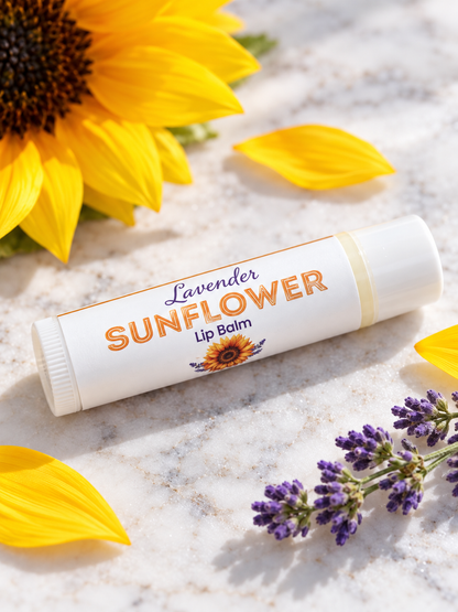 Lavender Sunflower Lip Balm