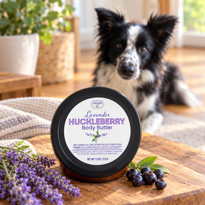 Lavender Huckleberry Body Butter 7.5 oz