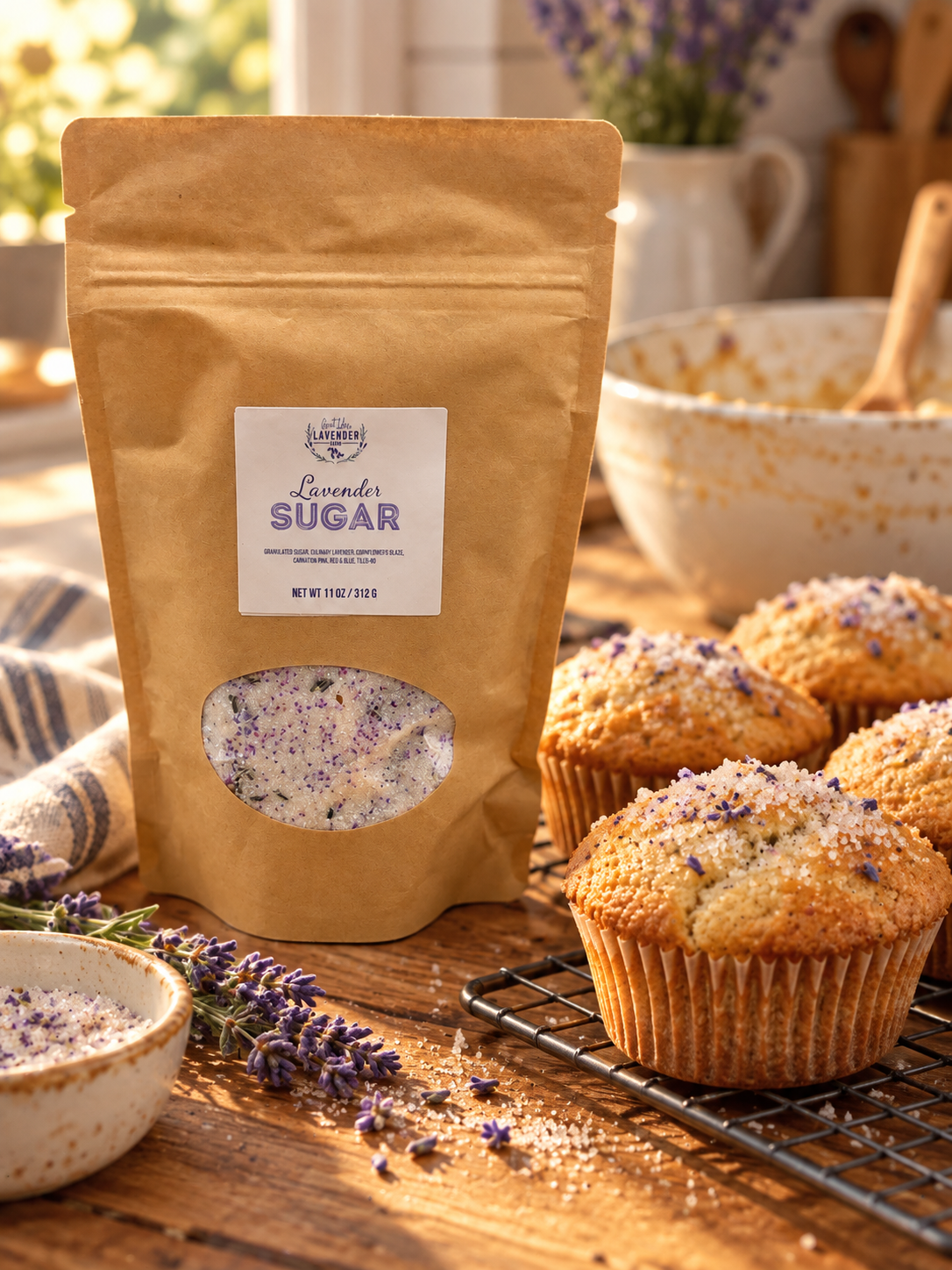 Lavender Sugar