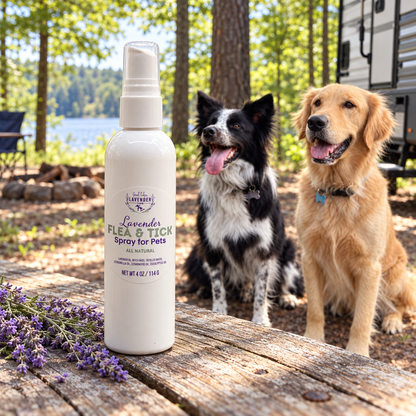 Lavender Flea and Tick Spray for Pets - 4 oz