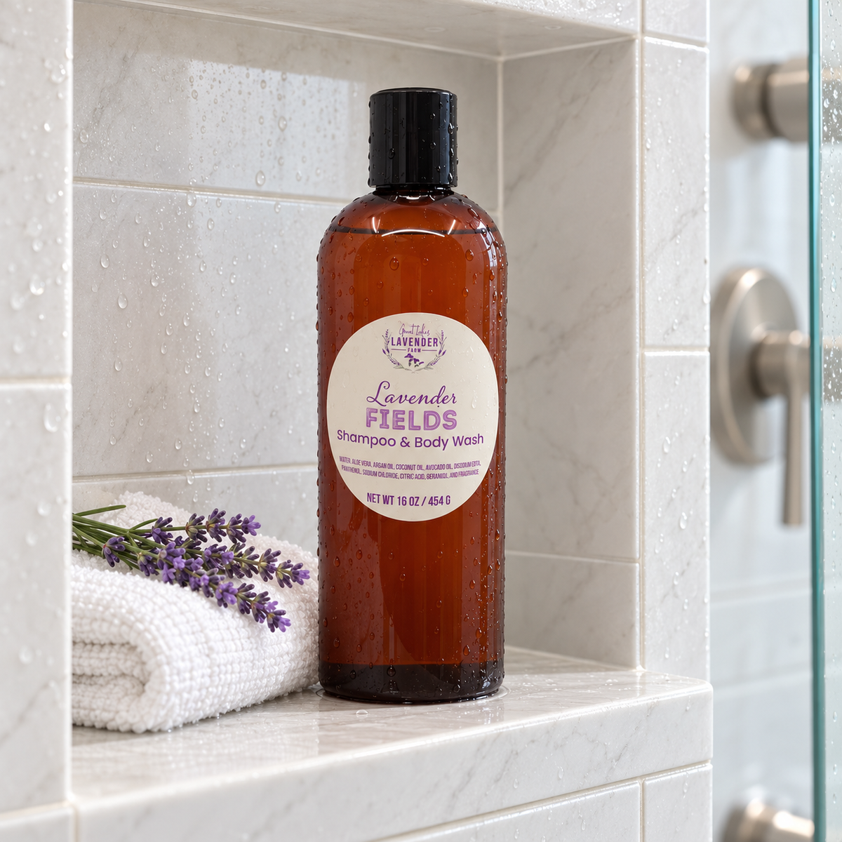 Lavender Fields Shampoo & Body Wash