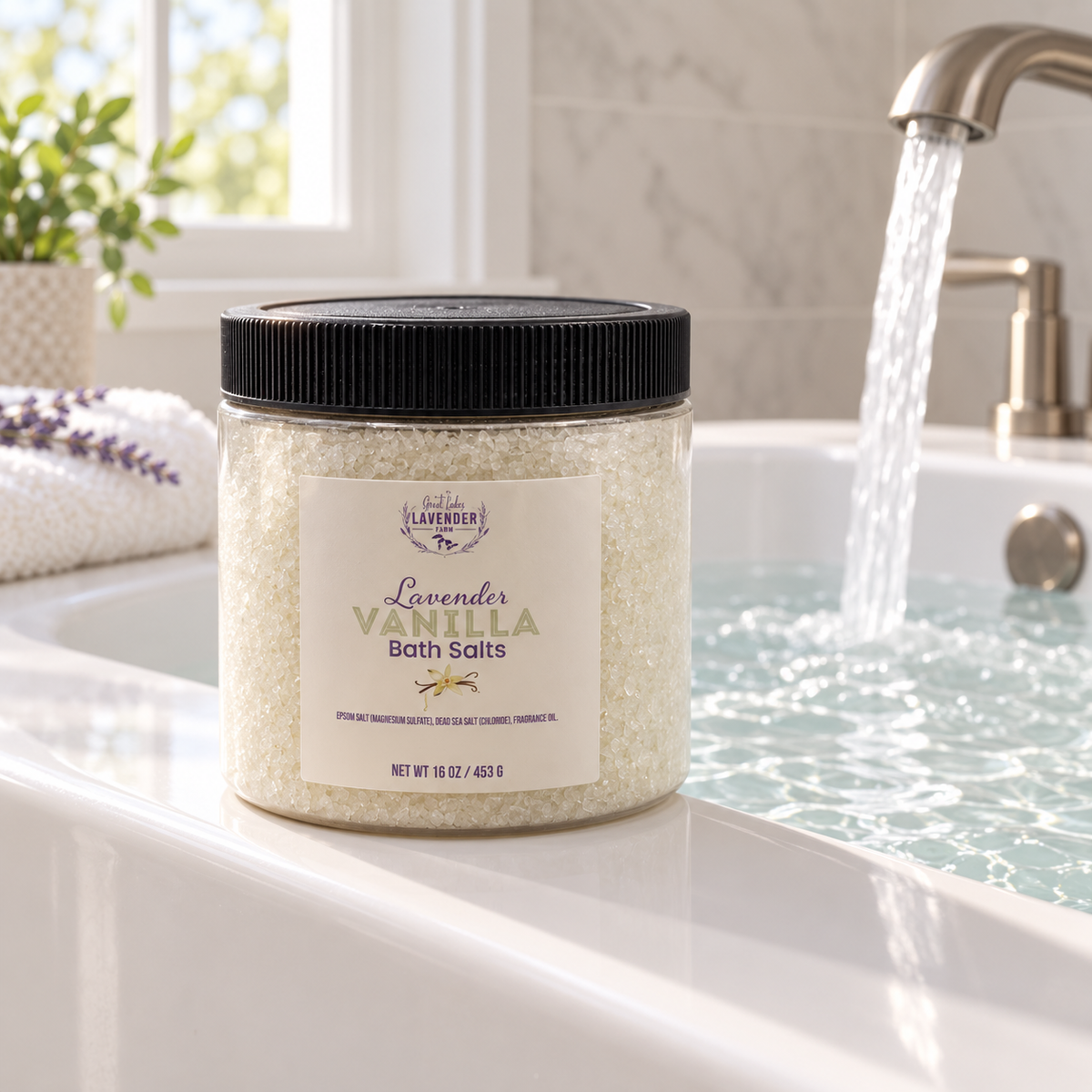 Lavender Vanilla Bath Salts
